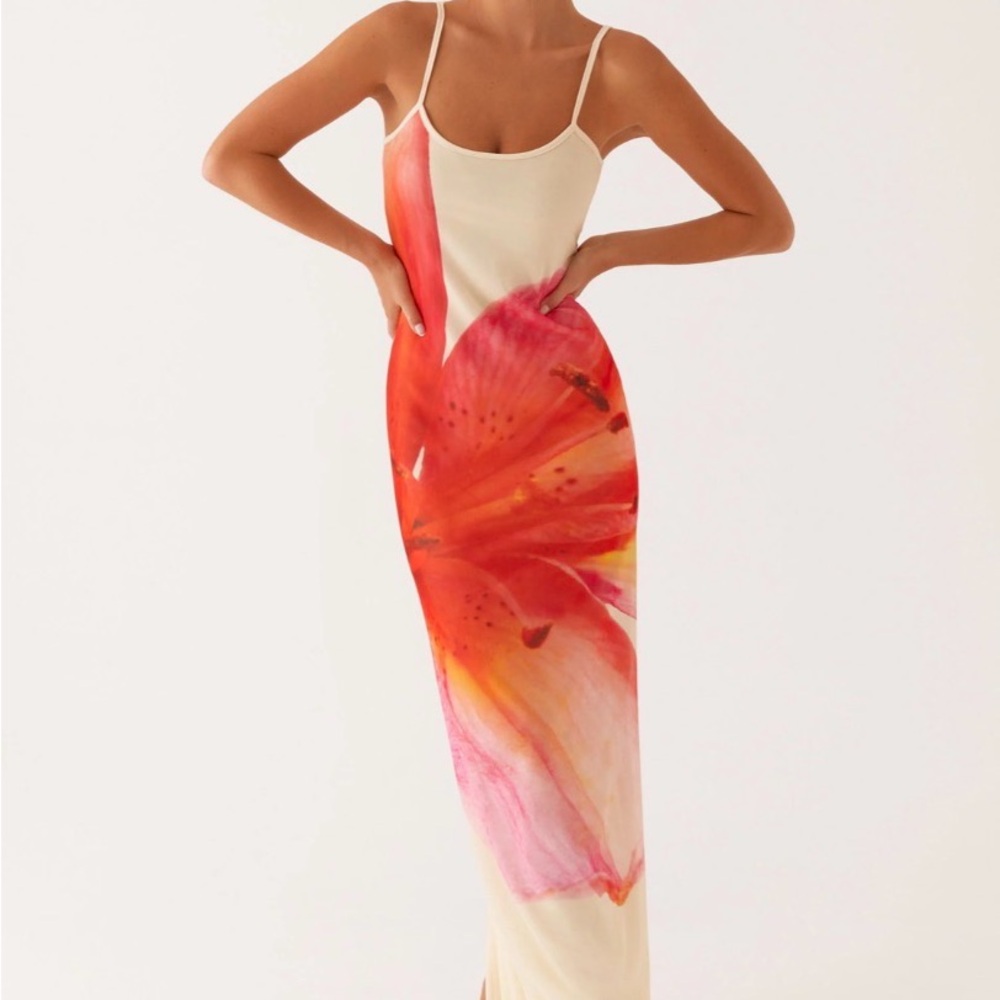 Yellow Lilly Maxi Dress - Peppermayo Size 10